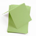 Olive Green Square Place Card - Gmund Colors Matt 111C