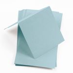 Placid Blue Square Place Card - Gmund Colors Matt 111C