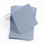 Storm Cloud Blue Square Place Card - Gmund Colors Matt 111C