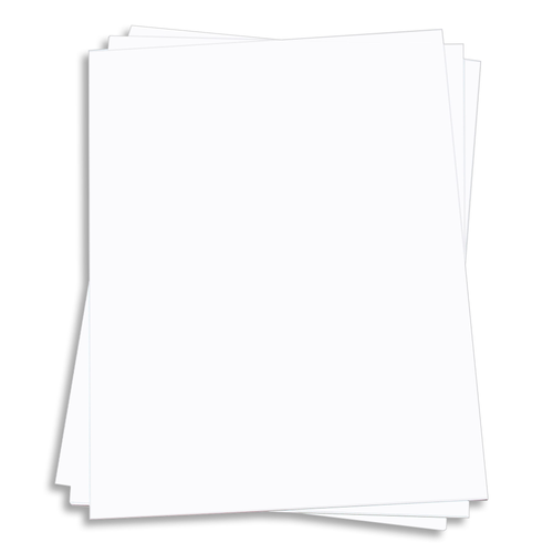 Snow White Card Stock - 11 x 17 Gmund Colors Matt 111lb Cover - LCI Paper