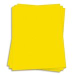 Canary Yellow Card Stock - 12 x 12 Gmund Colors Matt 111lb Cover