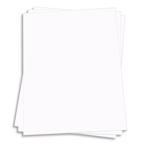 Fluorescent White Card Stock - 12 x 12 Gmund Colors Matt 74lb