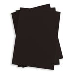 Ebony Black Flat Card - A2 Gmund Colors Matt 4 1/4 x 5 1/2 111C