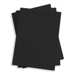 A2 Gmund Colors Matt Licorice Black Blank Cards - Flat, 111lb Cover