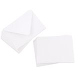 Cards with Envelopes, Fluorescent White Matt, A2 Flat