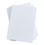 A2 Gmund Colors Matt Fluorescent White Blank Cards - Flat, 111lb Cover