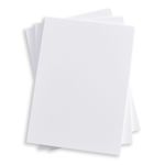 Snow White Flat Card - A2 Gmund Colors Matt 4 1/4 x 5 1/2 111C