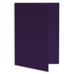 Grape Purple Folded Card - A2 Gmund Colors Matt 4 1/4 x 5 1/2 111C