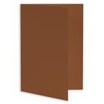 Sepia Folded Card - A2 Gmund Colors Matt 4 1/4 x 5 1/2 111C