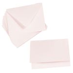 Cards with Envelopes, Powder Pink Matt, A2 Folded