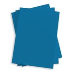 Cyan Blue Flat Card - A1 Gmund Colors Matt 3 1/2 x 4 7/8 111C
