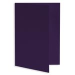 Grape Purple Folded Card - A1 Gmund Colors Matt 3 1/2 x 4 7/8 111C