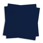 Midnight Blue Square Flat Card - 5 1/4 x 5 1/4 Gmund Colors Matt 111C