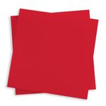 Scarlet Red Square Flat Card - 5 1/4 x 5 1/4 Gmund Colors Matt 111C