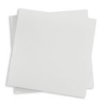 Wedding White Square Flat Card - 5 1/4 x 5 1/4 Gmund Colors Matt 111C