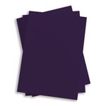 Grape Purple Flat Card - 4 7/8 x 6 7/8 Gmund Colors Matt 111C