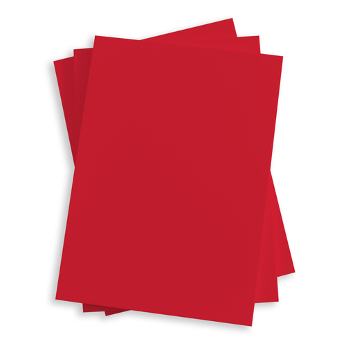 Scarlet Red Card Stock - 8 1/2 x 11 Gmund Colors Matt 111lb Cover - LCI  Paper