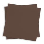 Chocolate Brown Square Flat Card - 6 1/4 x 6 1/4 Gmund Colors Matt 111C