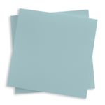 Placid Blue Square Flat Card - 6 1/4 x 6 1/4 Gmund Colors Matt 111C