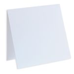Fluorescent White Square Folded Card - 6 1/4 x 6 1/4 Gmund Colors Matt 111C
