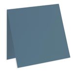 Marina Blue Square Folded Card - 6 1/4 x 6 1/4 Gmund Colors Matt 111C
