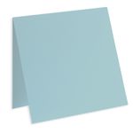 Placid Blue Square Folded Card - 6 1/4 x 6 1/4 Gmund Colors Matt 111C