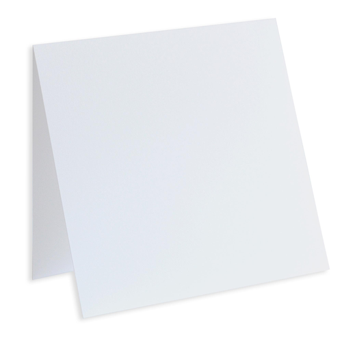 White Square Cardstock - 6