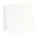 Wedding White Square Folded Card - 6 1/4 x 6 1/4 Gmund Colors Matt 111C