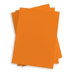 Pumpkin Orange Flat Card - A6 Gmund Colors Matt 4 1/2 x 6 1/4 111C