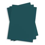 Dark Teal Blue Flat Blank Cards, (A6) 4 1/2 x 6 1/4, Gmund Colors Matt, 111lb
