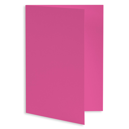 Rosa Pink Folded Card - A6 Gmund Colors Matt 4 1/2 x 6 1/4 111C - LCI Paper