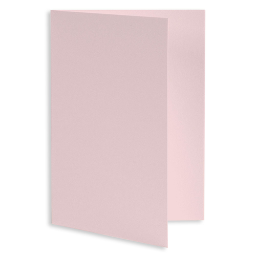 Rosa Pink Folded Card - A6 Gmund Colors Matt 4 1/2 x 6 1/4 111C - LCI Paper