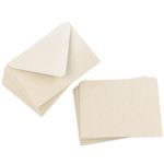 Cards with Envelopes, Chardonnay Matt, A7 Flat