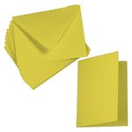 Cards with Envelopes, Chartreuse Matt, A7 Folded