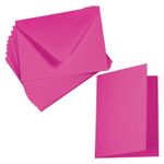 Cards with Envelopes, Fuchsia Matt, A7 Folded
