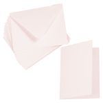Cards with Envelopes, Powder Pink Matt, A7 Folded