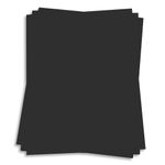 Licorice Black Paper - 8 1/2 x 11 Gmund Colors Matt 81lb Text