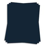 Dark Navy Blue Paper - 8 1/2 x 11 Gmund Colors Matt 81lb Text