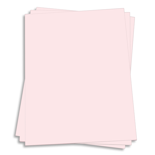 Lt. Pink 8 1/2 x 11 Cardstock Paper Rosa Matt, 111lb Cover LCI Paper