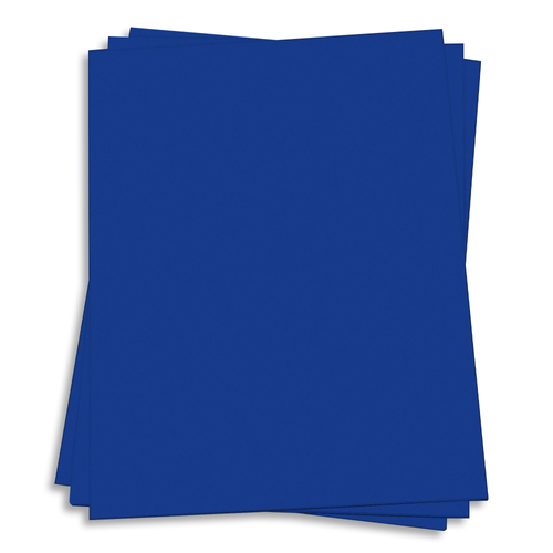 Royal Blue Card Stock - 8 1/2 x 11 Gmund Colors Matt 74lb Cover