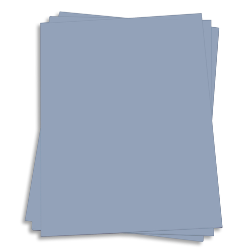 Storm Cloud Blue Envelopes - A7 Gmund Colors Matt 5 1/4 x 7 1/4 Euro Flap 68t, 25 Pack, Gray