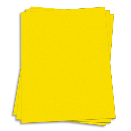 Canary Yellow Paper - 8 ½ x 14 Gmund Colors Matt 68lb Text