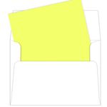 A2 Key Lime Matte Envelope Liners, Gmund Colors Matt