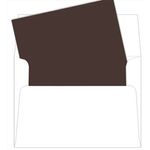 A7 Chocolate Matte Envelope Liners, Gmund Colors Matt
