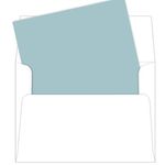 A7 Placid Blue Matte Envelope Liners, Gmund Colors Matt