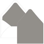Cobblestone Gray Euro Flap Envelope Liner - A1 Gmund Colors Matt
