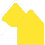 Canary Yellow Euro Flap Envelope Liner - A1 Gmund Colors Matt
