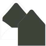 Black Forest Euro Flap Envelope Liner - A1 Gmund Colors Matt
