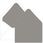 Cobblestone Gray Euro Flap Envelope Liner - A6 Gmund Colors Matt