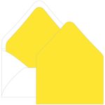 Canary Yellow Euro Flap Envelope Liner - A6 Gmund Colors Matt